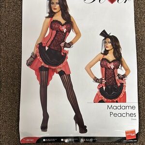 miffy Coral and Black Chemise with Satin Finish